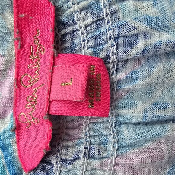 Lilly Pulitzer Essie Knit Dress Shade Seekers Size L Made in India - Picture 4 of 7